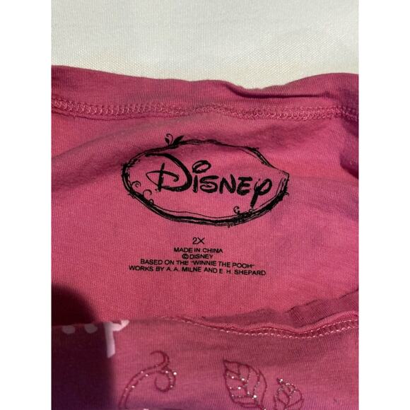 Disney Eeyore Pink Graphic Women's Top - Picture 4 of 5